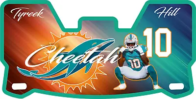Dolphins Current Players Custom Mini Visor FULL COLOR W Clips Many Designs • $19.99