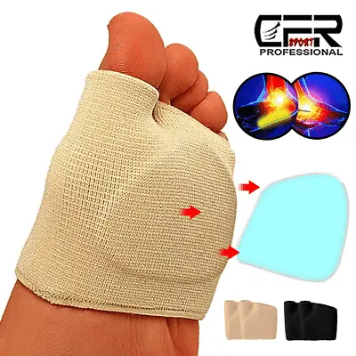 2x Gel Metatarsal Sore Ball Of Foot Pain Cushions Pads Insoles Forefoot Support • $6.79