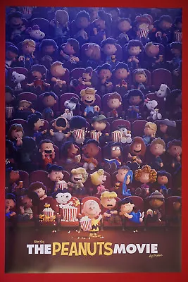 The Peanuts Charlie Brown Snoopy Lucy Linus Theater Movie Poster 24X36    PEAN • $23.95