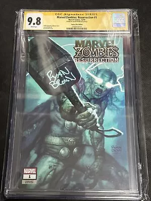 Marvel Zombies Resurrection 1 Comics Elite CGC SS 9.8 Signed By Ryan Brown TD • $100