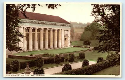 Postcard Marlborough College War Memorial - Photochrome • £2.99