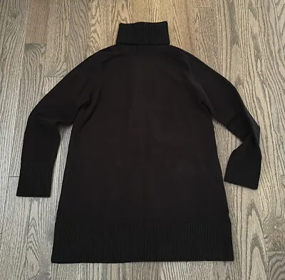 $30 • Buy Zara Womens High Collar Knit Sweater Dress, Size S 