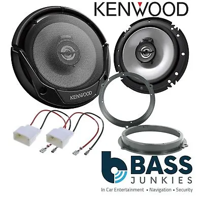 Kenwood 600 Watts Front Door Speakers Upgrade Kit For Ford Fiesta MK7 2008-17 • £54.95