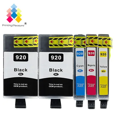 5 Ink Unbrand Fits For 920 XL Officejet E609a E609n 6000 6500 6500A 7000 7500A • £5.99