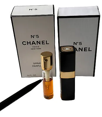 Chanel No.5 Women 6 Ml. Parfum Spray Brand New In Box Rare Travel Size • $89.49