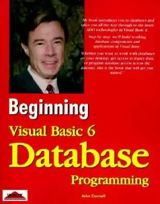 Beginning Visual Basic 6 Database Programming - Paperback - VERY GOOD • $5.88