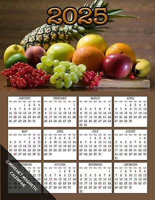 2025 - 12 Month MiHeart Magnetic Refrigerator Calendar 8.5 X11  • $11.40