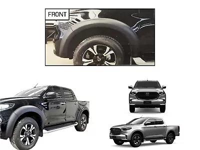 Only Front Matteblack Fender Flares Arches For MAZDA BT-50 TF 2021-2022 UTE • $335.45