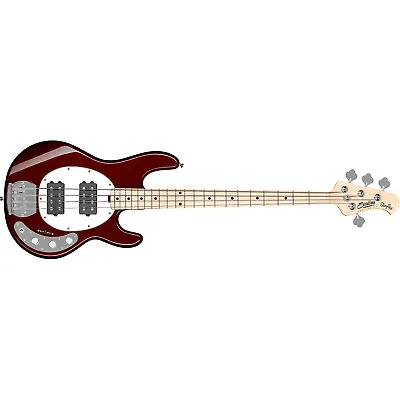 Sterling By Music Man StingRay Ray4HH Bass Maple Fretboard Candy Apple Red • $429.99