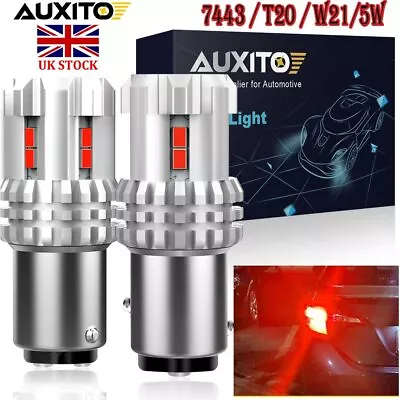 LED Car Tail Brake Signal Light Lamps Bulb RED 1157 BA15D 382 3020 12-SMD AUXITO • $19.26