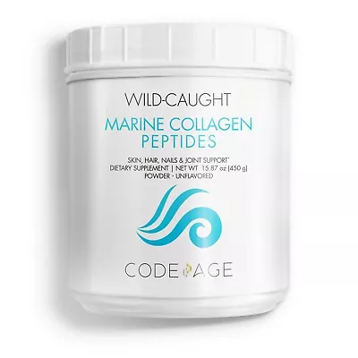 Codeage Marine Collagen Powder - Wild-Caught Hydrolyzed Fish Collagen Peptides • $49.99