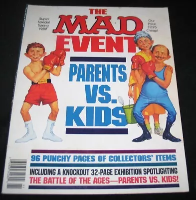 1989 THE MAD EVENT Magazine #66 (VERY GOOD ++) 96 Pages Combine Shipping • $4.95