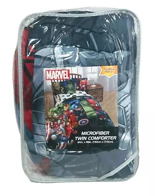 Marvel Avengers Twin Reversible Kids' Comforter  Measures: 86in. (L) X 64in. (W) • $20