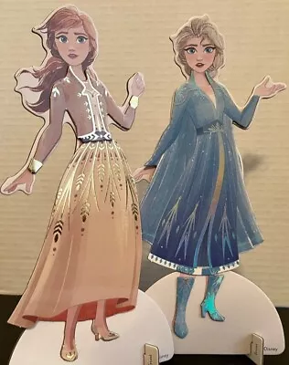 Frozen II Sparkling Paper Dolls - Magnetic  Anna &  Elsa W Xtra Outfit/Stickers • $9.99