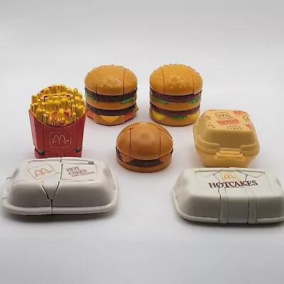 McDonalds Happy Meal New Food Changeables 1987 88 90 Vintage Set Of 7 • $34.88