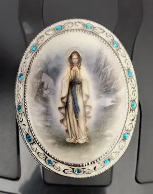 Stunning Our Lady Of Lourdes Rosary Musical Box By Hector Garrido 1st Issue NEW! • £183
