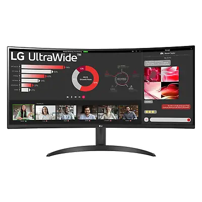 LG 34WR50QC 34  QHD UltraWide Curved Monitor 34WR50QC-B • £311.97