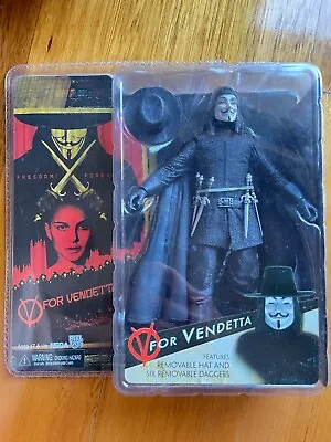 NECA V For Vendetta Reel Toys 7” DC Comics 2006 Sealed Action Figure • $160.90