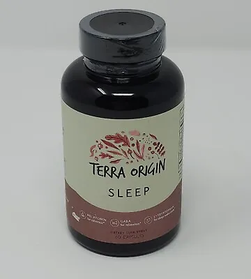 Terra Origin Sleep 60 Capsules With Gaba L-Tryptophan Sleep Aid Exp 8/24 3/25 • $4.54
