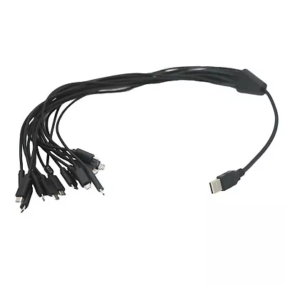 16 In 1 USB 2.0 Type A Male To 16 Micro USB Male Y Splitter Charging Cable Cord • $12.99