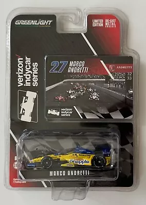 Greenlight 2016 Marco Andretti #27 Snapple IndyCar Die Cast 1:64 - New!! • $9.99