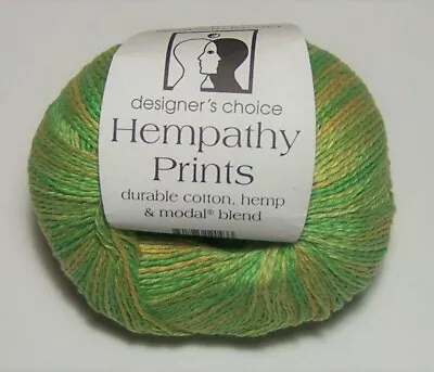 5 Balls Of Elsebeth Lavold HEMPATHY PRINTS Cotton & Hemp Yarn #1007 TREE OF LIFE • $69