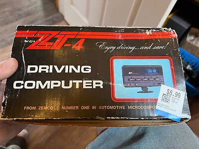 1980s Zemco ZT-4 Driving Computer MPG MPH FUEL Open Box • $99