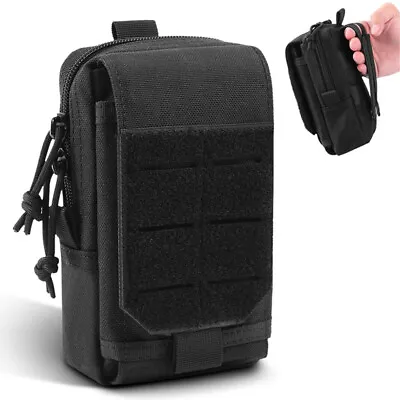 Men Tactical Molle EDC Pouch Waist Belt Pack Military Hunting Accessories Bag • $12.99