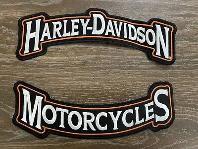 Harley Rocker Patches 12  Large Embroidered Motorcycle Vest/Jacket Patch Iron On • $20