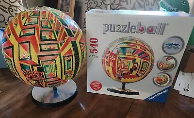 $15.99 • Buy Ravensburger 3D Maze Puzzle Ball 540 Pc 2011 ILLUSION - Harnickell Design,Termes