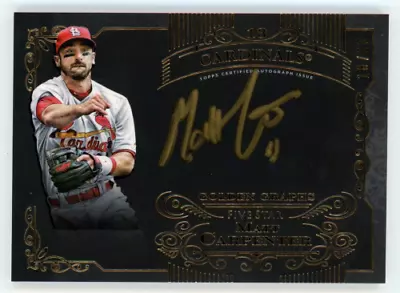 2015 Topps Five Star Golden Graphs #GGMC Matt Carpenter Auto 18/50! SP! - NM-MT • $29.70