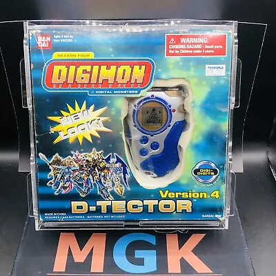RARE Digimon Digivice D-Tector V4 Blue Box Original Ver.4 BOXED 2002 AUSTRALIAN • $20000
