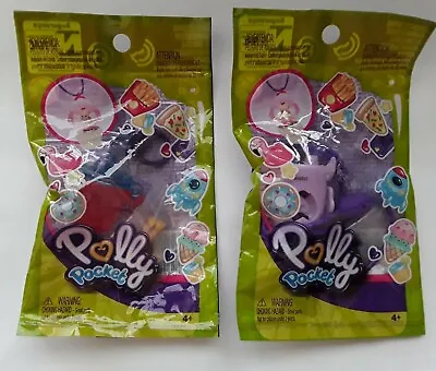 Lot Of 2 - Polly Pocket Tiny Takeaway Jewelry Mini Bags - Rocket Ship & Cup • $21.83