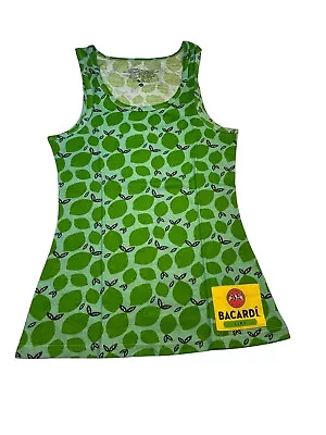 Bacardi Lime Shirt Shirt With Limes Womens Small Tank Top Lot Of 3 • £5.70