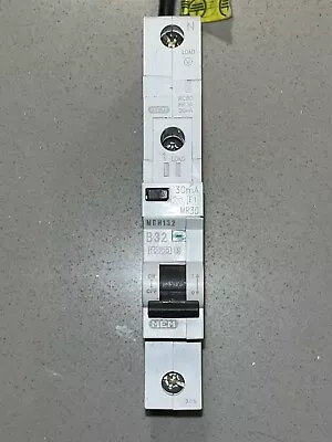 MEM Memshield 2 RCBO  B32A MR30 30mA • £55