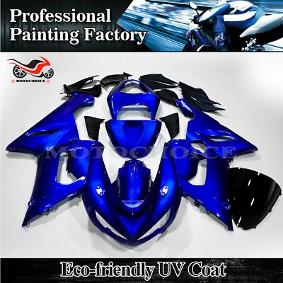 Blue Fairing Kit For Kawasaki Ninja ZX6R 636 2005 2006 ZX636C Injection Bodywork • $395.99