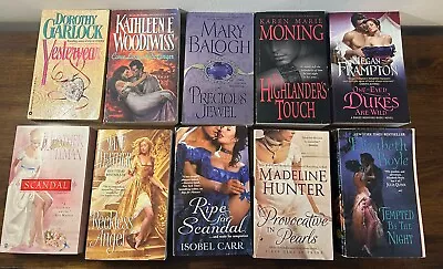 Lot Of 10- Historical Romance Paperback Books • $19