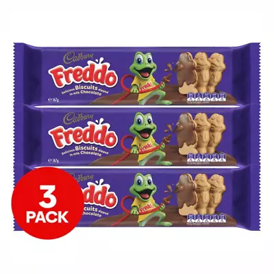3 X Cadbury Freddo Biscuits 167gAU Free  Shipping • $13.75