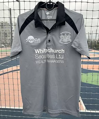 Gloucestershire County Cricket Club Shirt Samurai Size M • £23.99