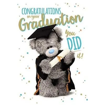 You Did It On Your Graduation Me To You Congratulations Card • £4.99