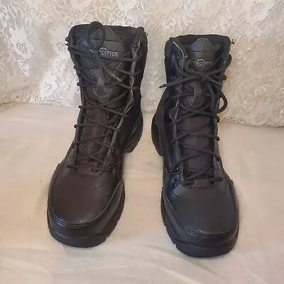 Interceptor Mens Size 8.5 Tactical Boots 7  Hard Toe LaceUp Army Military Police • $34.90