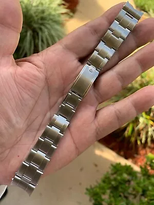 $525 • Buy Genuine 70s NOS Rolex 17mm Midsize C&I Oyster Expansion Rivet Bracelet - HTF NEW