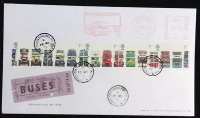 Buses 2001 FDC National Express Meter Mark Coach Road CDS • £5