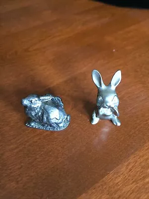 Miniature Pewter Rabbit Figurine Lot  Metzke • $9.99