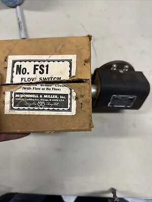 ITT McDonnell & Miller FS1 Flow Switch - 1/2  NPT FS-1 Enclosure • $75