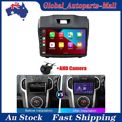 Carplay Car Radio Head Unit GPS  9  Android 12 2+32G For Holden Colorado 2012-16 • $176