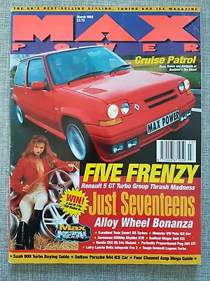 Max Power Magazine March  1996 • £9.95