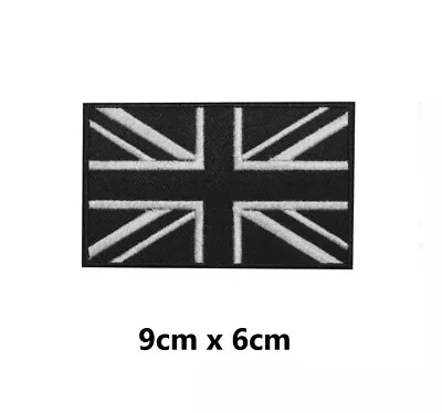 UK FLAG Union Jack  GB Flag Patch Embroidered Sew Iron On Patches For Clothes • £2.99