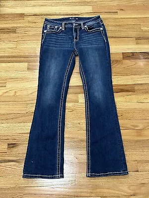 Miss Me Los Angeles Mid Rise Boot Cut Size 28 Faded Measures 30x31 • $27.59