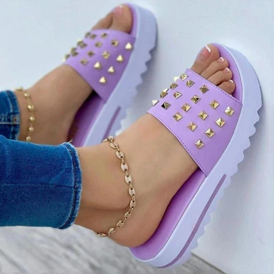 $19.75 • Buy Nuevas Sandalias De Cuña Chanclas Zapatos Para Mujere Parm De Verano Modernos